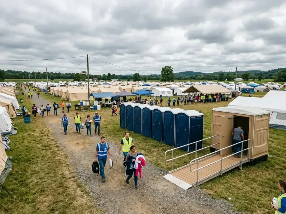 disaster-relief-camp-restrooms-010 — frequently asked questions, Dumpster & Portable Bathrooms Rental in Union City, IN